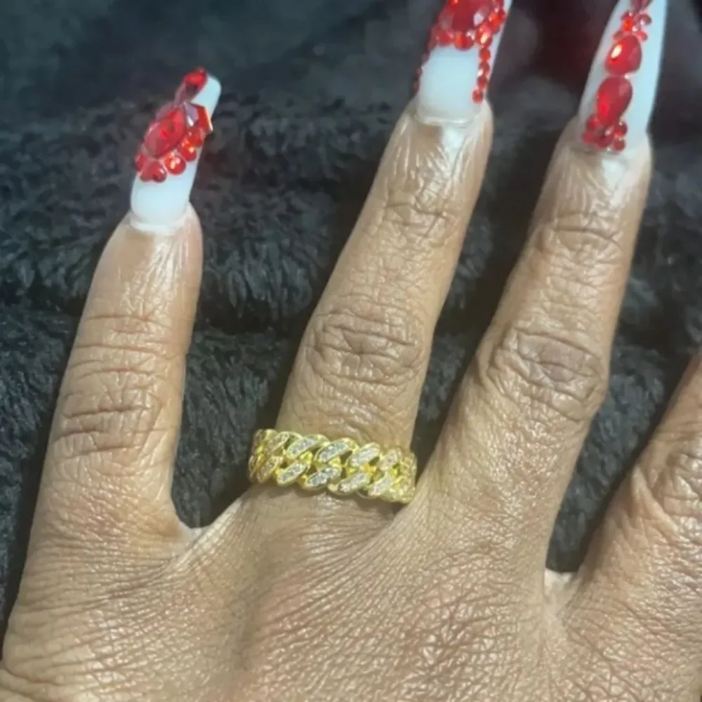 Mens Diamond chain ring